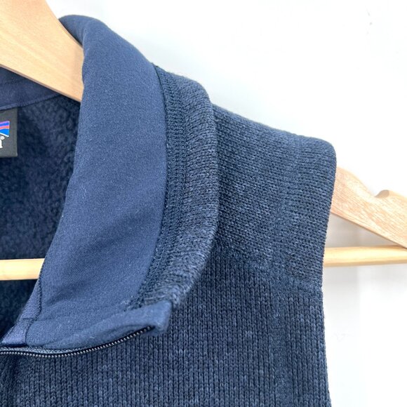 NEW Patagonia recycled better sweater vest Nena navy blue outdoor hiking S NWT - Picture 8 of 14